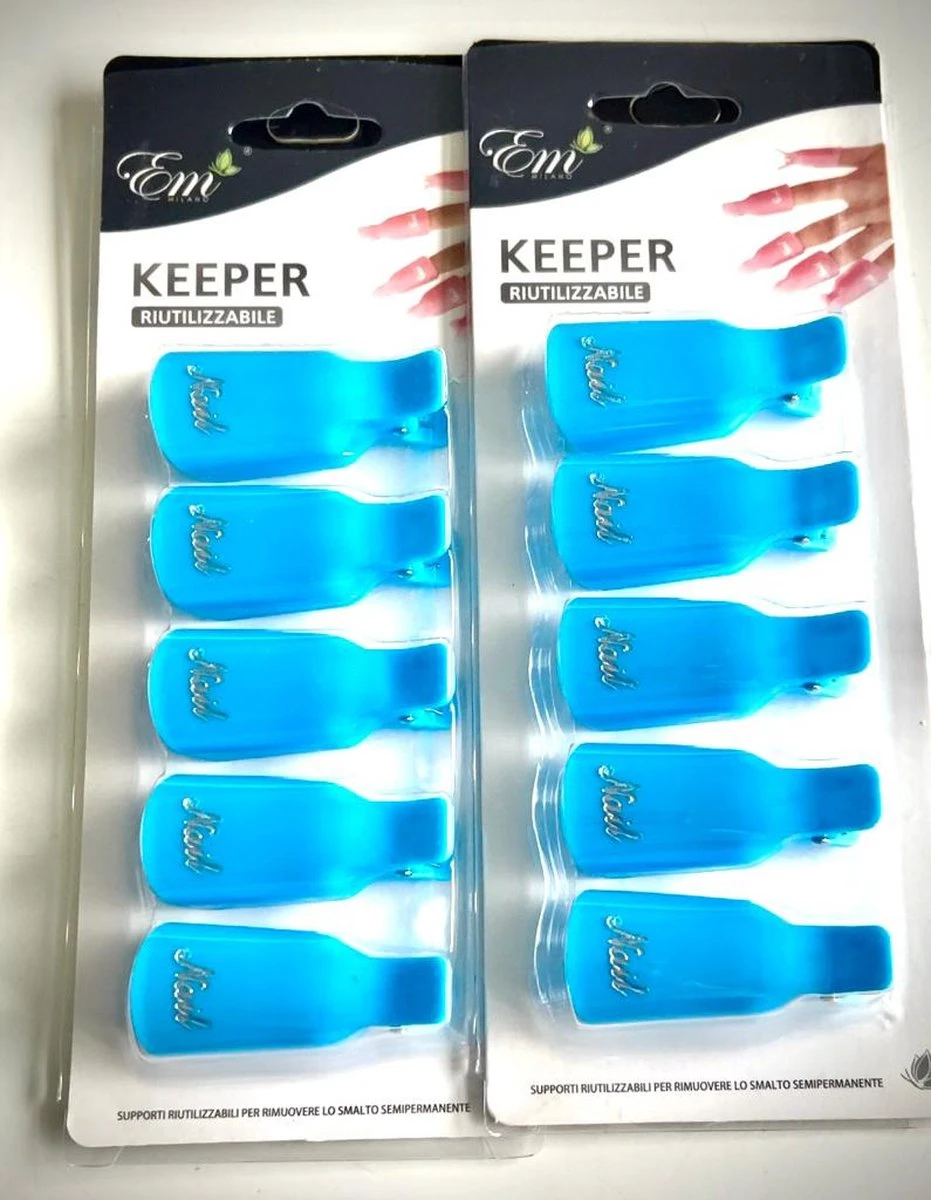 Nagellak Remover Clips | Nagelclips | 10 Stuks | Alles Kleuren 3 Nagellak Remover Clips | Nagelclips | 10 Stuks | Alles Kleuren - Afbeelding 3