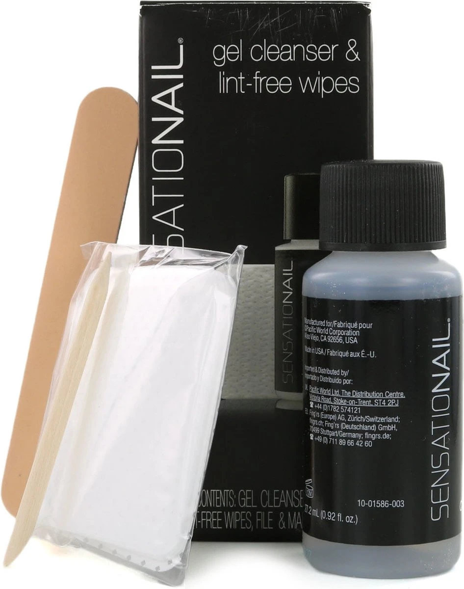 Sensationail Gel Cleanser & Lint-Free Wipes 3 Sensationail Gel Cleanser & Lint-Free Wipes - Afbeelding 3