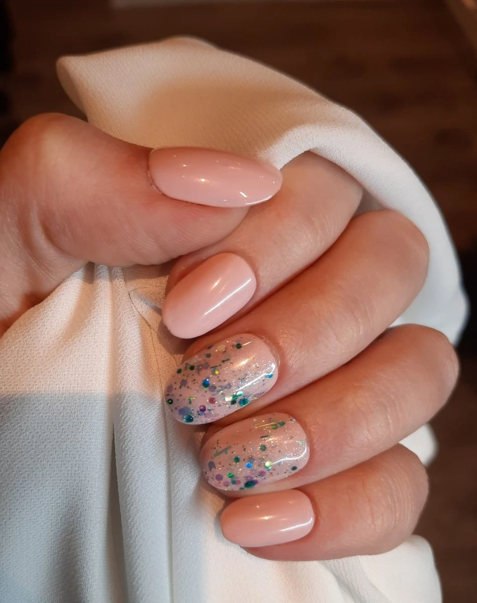 SD Press On Nails - B-Series - Plaknagels - Gelnagels - Handgemaakt - 20 Stuks - B37 - Nude Nagels Met Glitter - Nepnagels Met Lijm - Korter Rond - Accessoires - Nagelstudio - Gellak - Nageltips - Nagelset - Nagelstudio - Nagels Met Lijm - Nepnagels 3 SD Press On Nails - B-Series - Plaknagels - Gelnagels - Handgemaakt - 20 Stuks - B37 - Nude Nagels Met Glitter - Nepnagels Met Lijm - Korter Rond - Accessoires - Nagelstudio - Gellak - Nageltips - Nagelset - Nagelstudio - Nagels Met Lijm - Nepnagels - Afbeelding 3