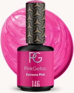 Pink Gellac - Extreme Pink - Gellak - Vegan - Roze - Glanzend - 15ml -Nagelverzorging Winkel 959x1200