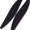 Merkloos 10x Professionele Zwarte Curvy EVA Nagelvijlen | 100/180 Grit Met Rode Kern | Professionele Nagelvijl Set Van 10 Stuks Voor Acryl En Gelnagels | Manicure En Nagelverzorging