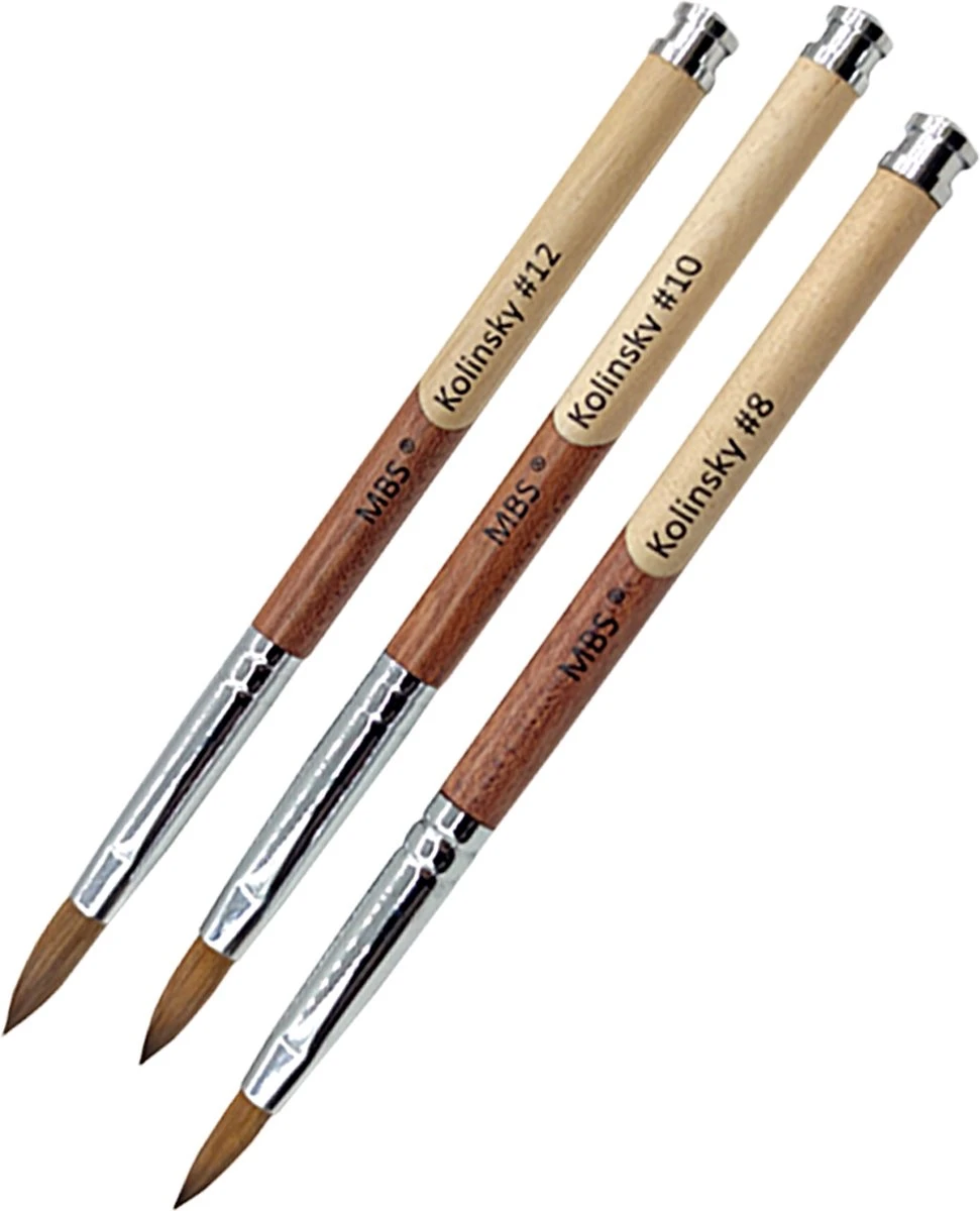 KOLINSKY ACRYL PENSEEL #12 - Kolinsky Penseel - Acryl Penseel - Acryl Nagels - Hout 4 KOLINSKY ACRYL PENSEEL #12 - Kolinsky Penseel - Acryl Penseel - Acryl Nagels - Hout - Afbeelding 4